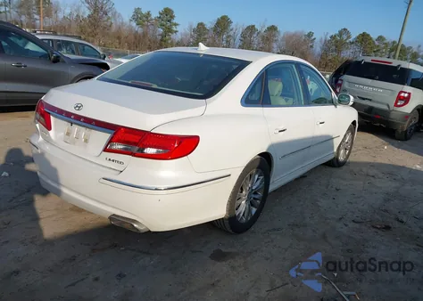 2011 Hyundai Azera Limited from USA, damaged, VIN KMHFC4DFXBA537247